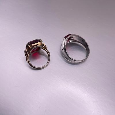 Eight Rings incl 14K & Sterling (ST-SS)