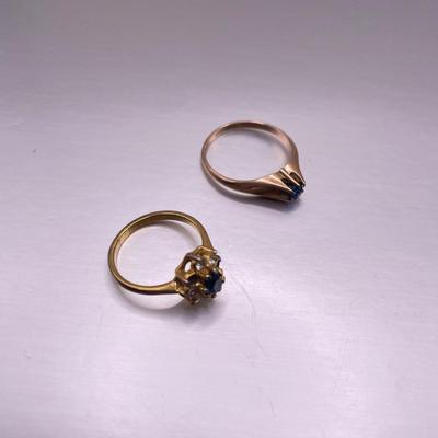 Eight Rings incl 14K & Sterling (ST-SS)