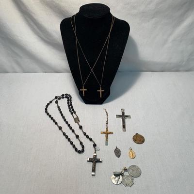 Rosary, Cross Pendants, & More Religious Pendants (ST-HS)
