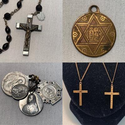Rosary, Cross Pendants, & More Religious Pendants (ST-HS)