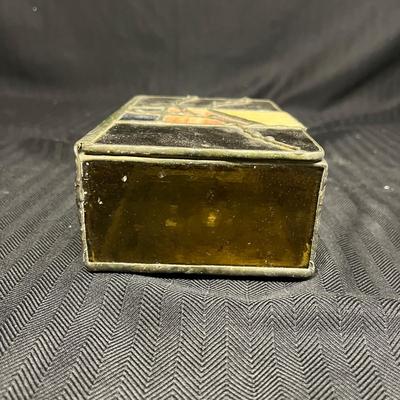 Waters Stained Glass Box & Signed Kaleidoscope (B2-MG)