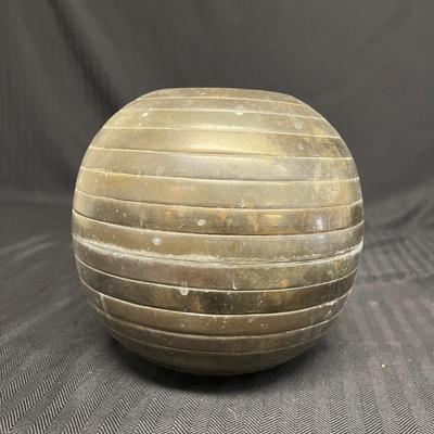 Iron Candleholders & Metal Vase (B2-MG)