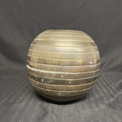Iron Candleholders & Metal Vase (B2-MG)