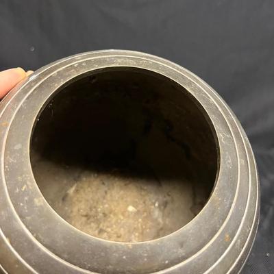Iron Candleholders & Metal Vase (B2-MG)