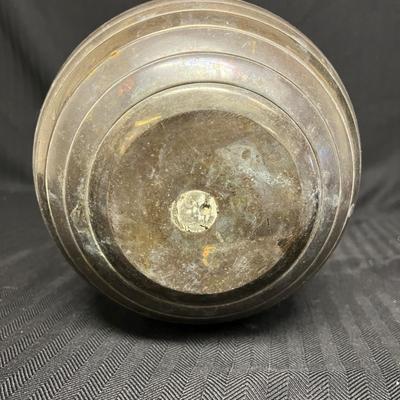Iron Candleholders & Metal Vase (B2-MG)