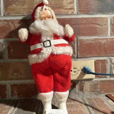 Vintage plastic Santa