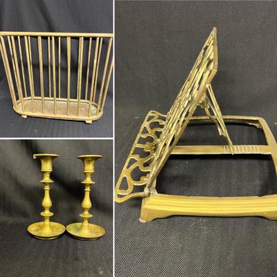 Collection Of Brass Items (B2-MG)