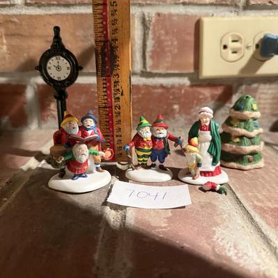 Christmas village elves