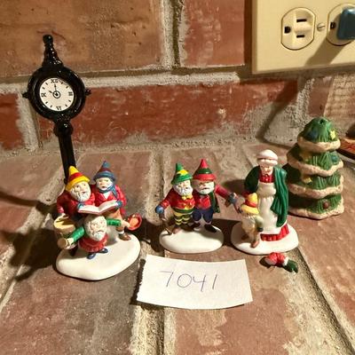 Christmas village elves