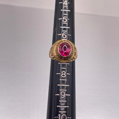 Two Asheville 10k Lee H Edwards HS Class Rings (ST-SS)
