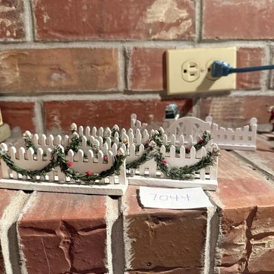 Christmas village fence