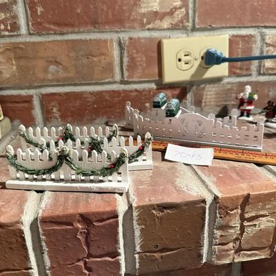 Christmas village fence