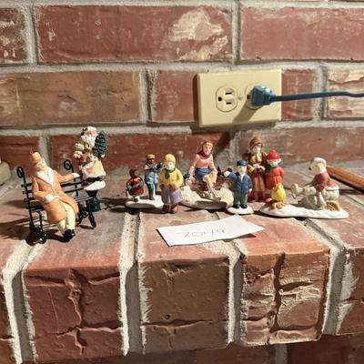 Christmas village people