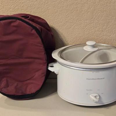 Hamilton Beach Crock Pot with Travel Case