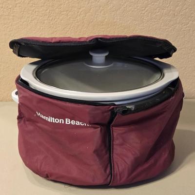 Hamilton Beach Crock Pot with Travel Case