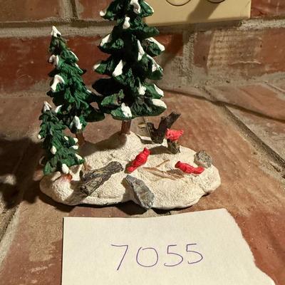 Christmas village trees