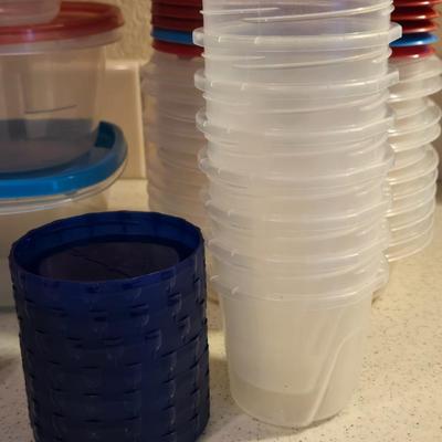 Ice Trays and Storage Containers Lot