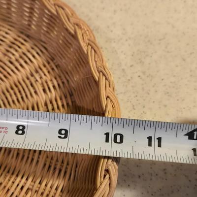 Wicker Paper Plate Holders