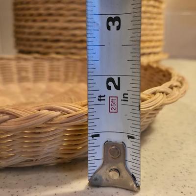 Wicker Paper Plate Holders