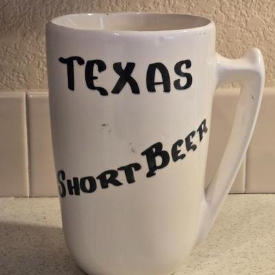 Vintage Large TEXAS BEER Mug