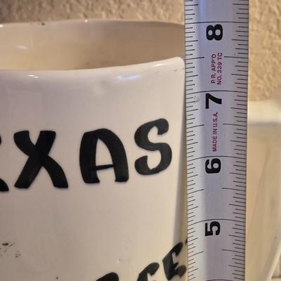 Vintage Large TEXAS BEER Mug