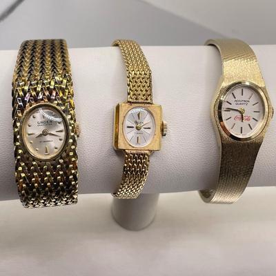 Three Gruen and One Bullova Coca-Cola Watch (ST-SS)