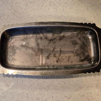 Silver Plate Butter Dish