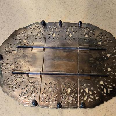 Vintage Silverplate Expandable Trivet