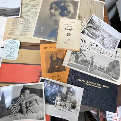 Ephemira Keepsake Lot - Misc photos, brochures, Greeting cards, etc