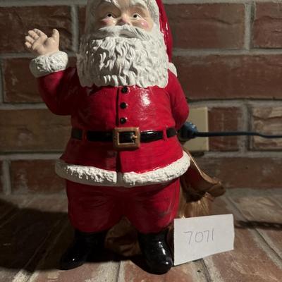 Ceramic Santa & bag