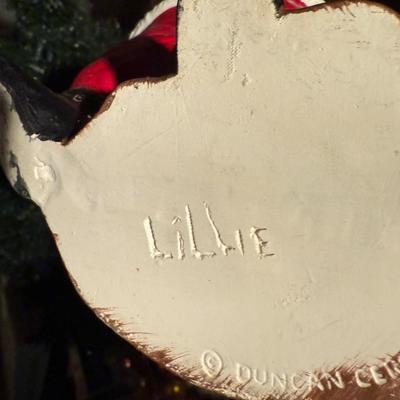 Ceramic Santa & bag