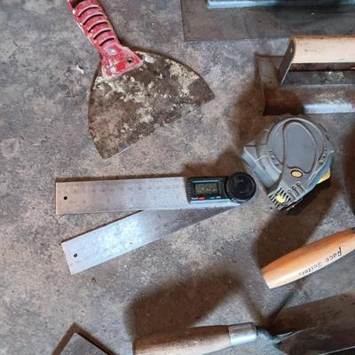 DRYWALL/CONCRETE TOOLS, CHALK, MORE