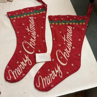 Vintage Christmas stockings