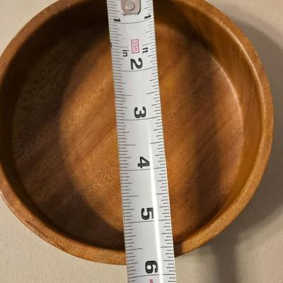 Wood Bowls and Napkin Rings Lot
