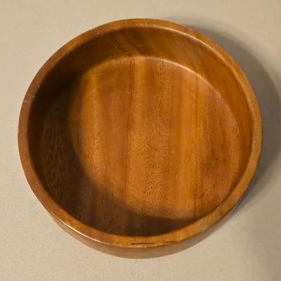 Wood Bowls and Napkin Rings Lot