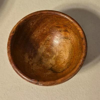 Wood Bowls and Napkin Rings Lot