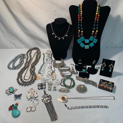 Variety of Costume Jewelry with Necklaces, Rings, Bracelets, & More (ST-HS)