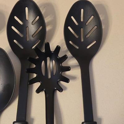 Black Plastic Utensils