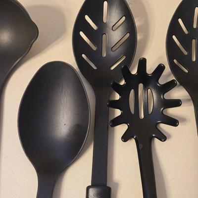 Black Plastic Utensils