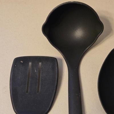 Black Plastic Utensils