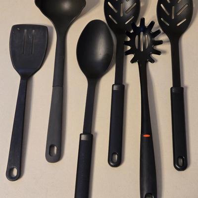Black Plastic Utensils