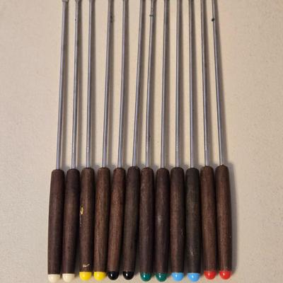 Vintage Mid Century Fondue Fork Set