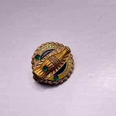 15-20-25 Years Coca-Cola 10K Pins w/ Diamonds (ST-SS)