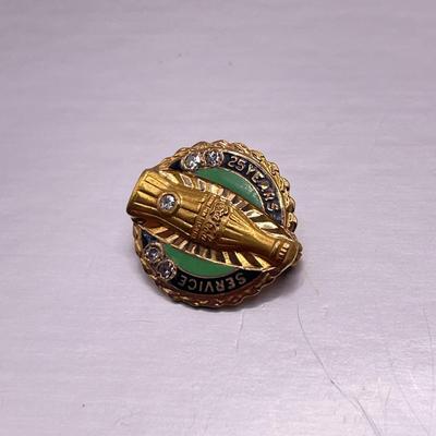 15-20-25 Years Coca-Cola 10K Pins w/ Diamonds (ST-SS)