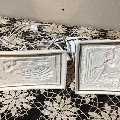 Ceramic Angel Lights