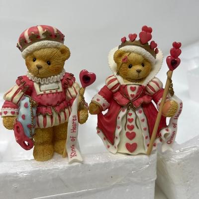 1997 Hillman Enesco King and Queen Of Hearts Teddies in Box