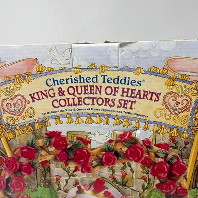 1997 Hillman Enesco King and Queen Of Hearts Teddies in Box