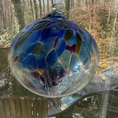 Two Hand Blown Glass Ornaments (HC1-MK)