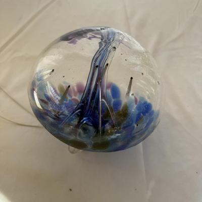 Two Hand Blown Glass Ornaments (HC1-MK)