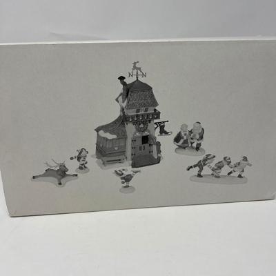 1990s Department 56 Peppermint Skating Party North Pole Series
